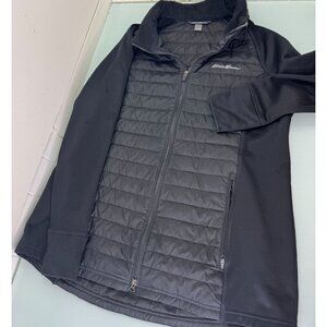 Eddie Bauer Emberlite Active Hybrid Jacket Women's 2XL Puffer Hooded Thumb Holes
